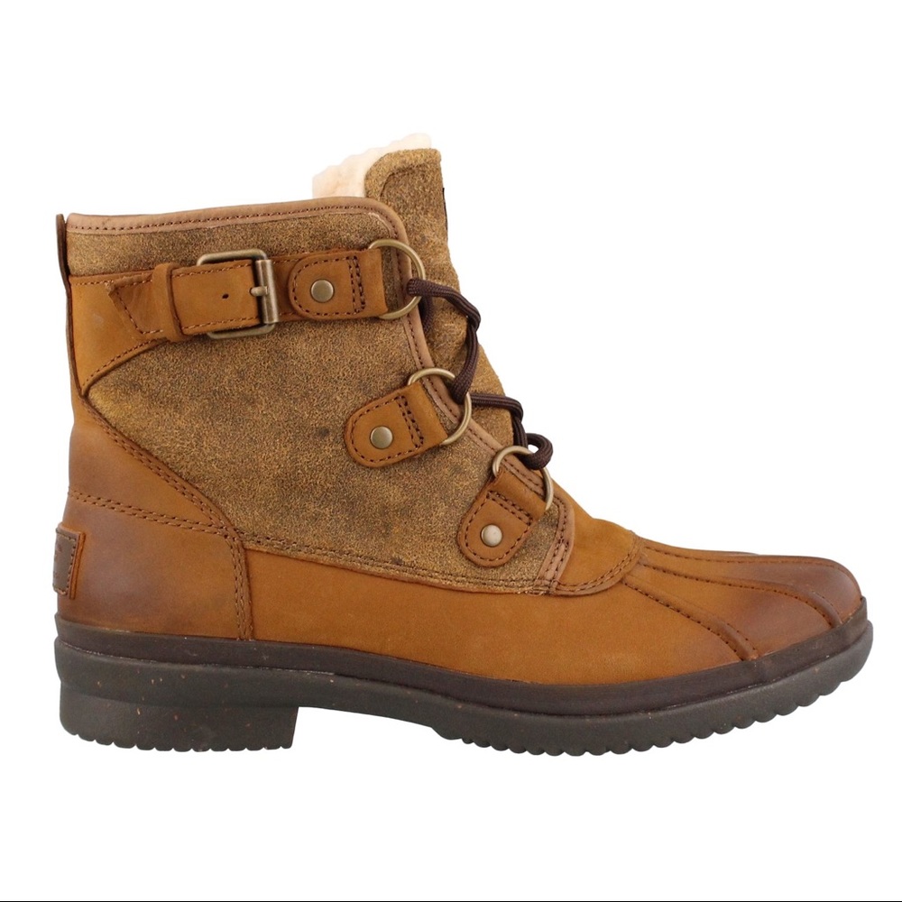 Ugg | Cecile Leather Waterproof Boot | Size 7.5